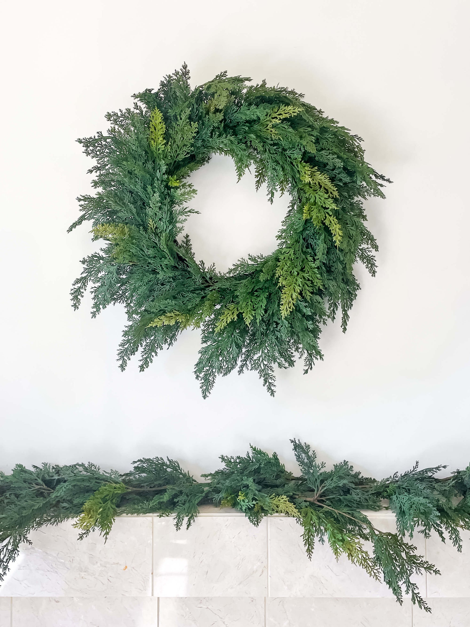 Cypress Wreath 24&quot;