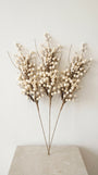 Cream Ivory Berry Stem 34" - Bundle of 3