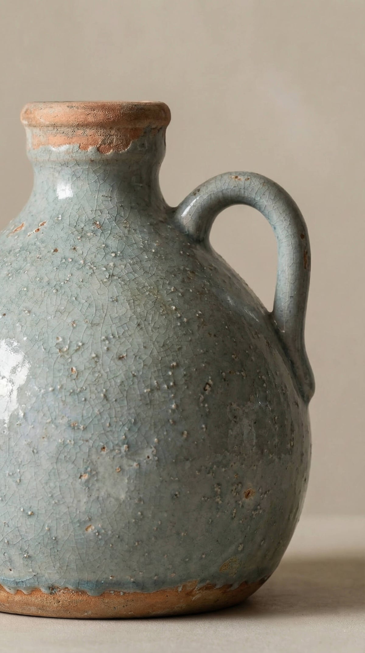 Delphi Vases Delphi Vase – Rustic Vintage-Style Decor with Cracked Pattern Finish ...