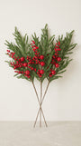 Red Apple & Berry Norfolk Stem 26" - Bundle of 3