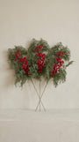 Red Berry Cedar Stem 36" - Bundle of 3